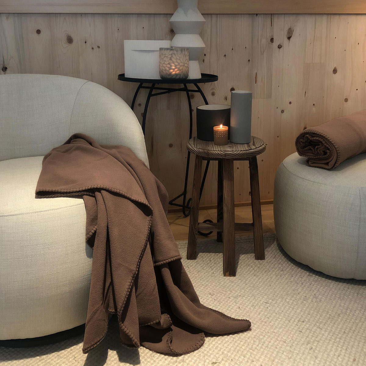 KUSCHELDECKE, 130x170 cm, 100% Polyester, Braun - Braun, Textil (130/170cm) - Zollner