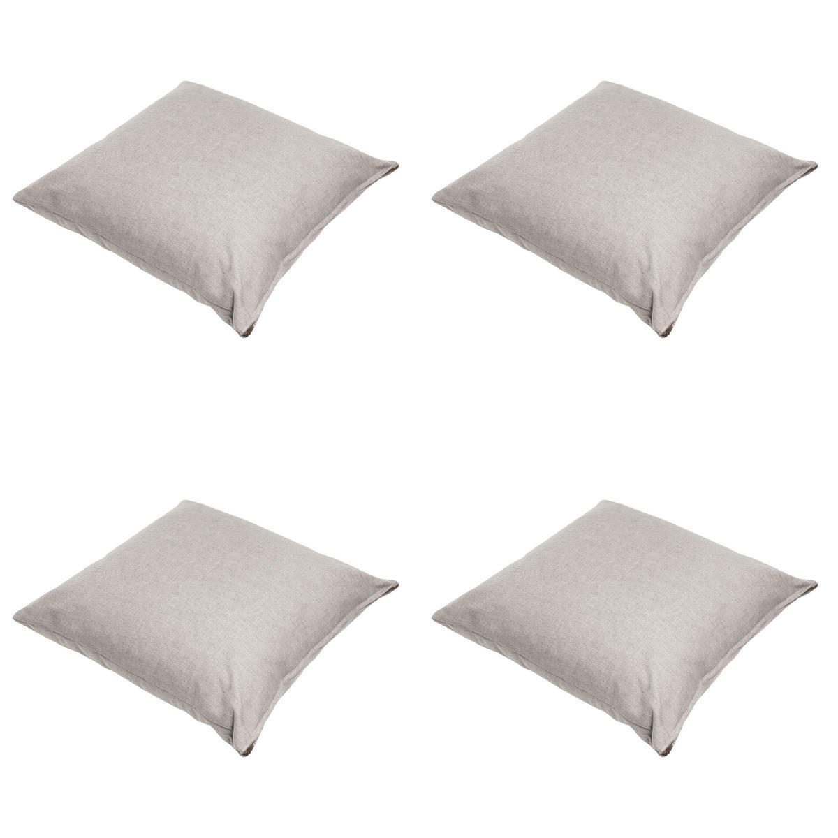 DEKORATIONSKISSEN Best deal - Beige - 45/45/10 cm - 4er-Set - Beige, Textil (45/45cm) - Madison