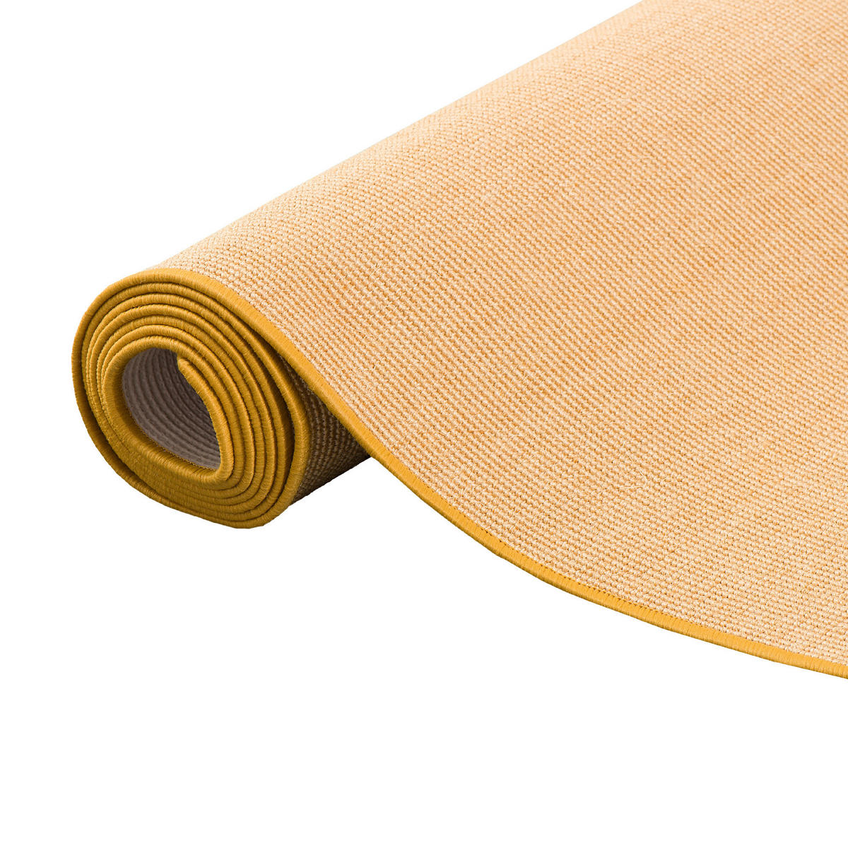 SISAL NATUR LÄUFER TEPPICH - Honig, Textil (80/160cm) - Snapstyle