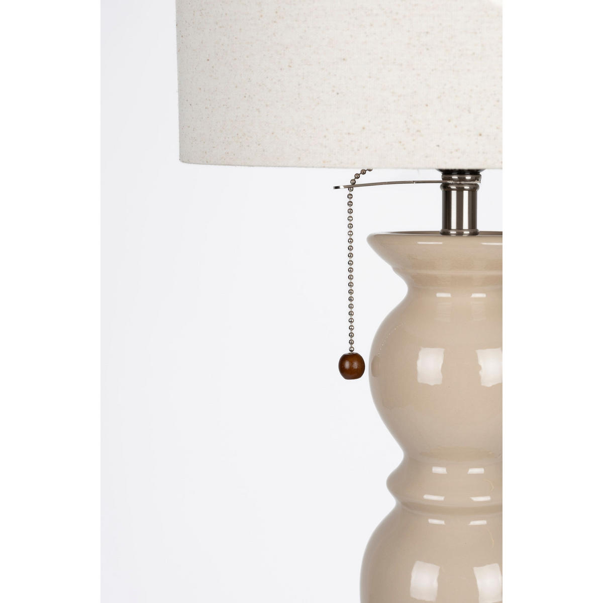 STEHLAMPE Brew - Beige, Keramik (30/30/144.5cm) - Zuiver