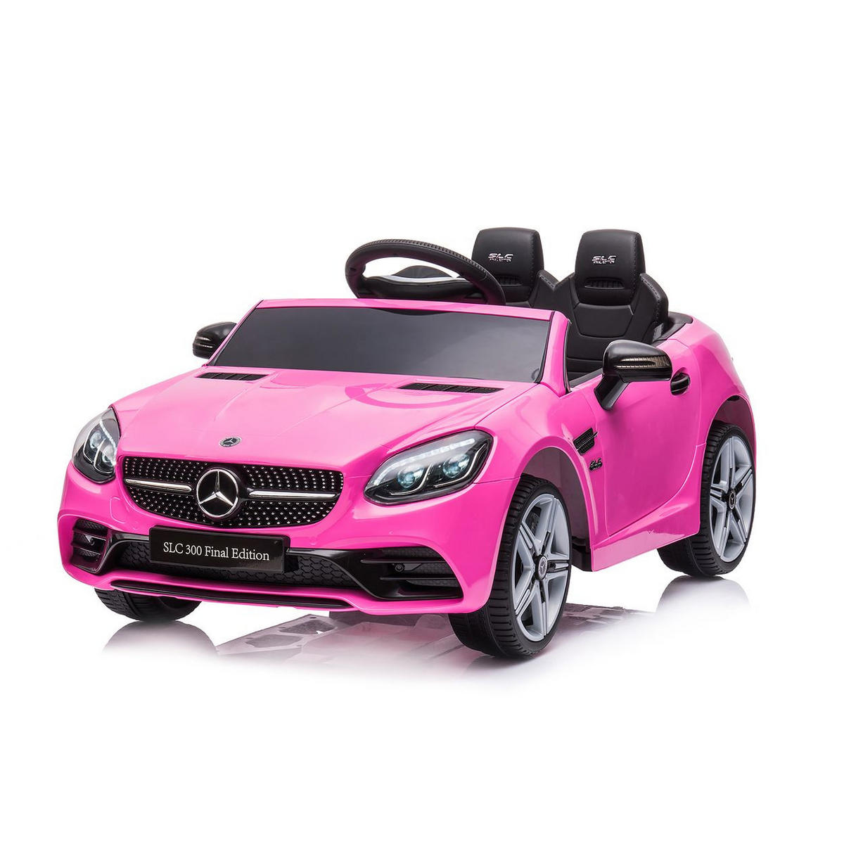 ELEKTROAUTO Mercedes SLC300 pink Fernbedienung MP3 Bluetooth - Rosa, Kunststoff (107/63/44cm) - Chipolino
