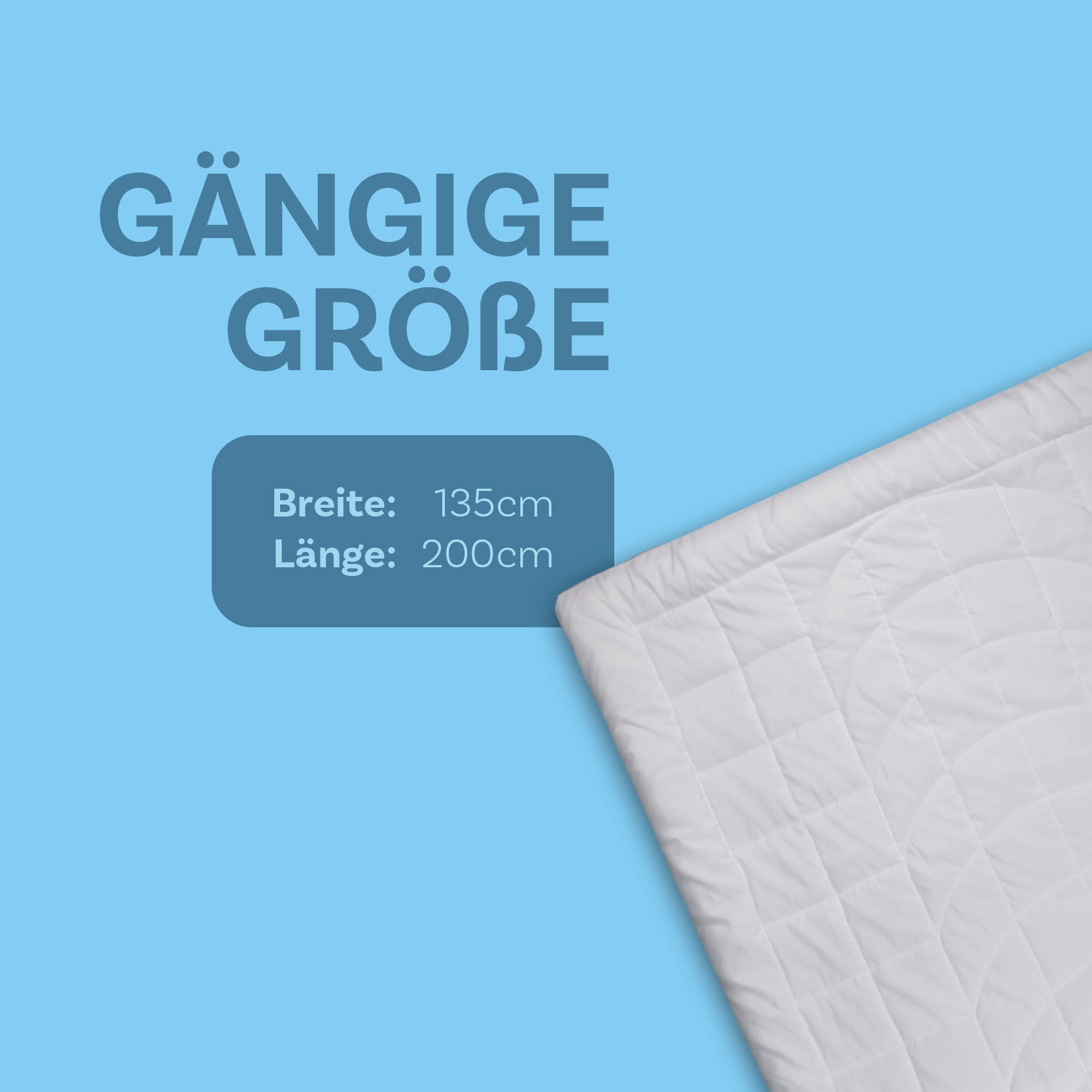 BETTDECKE leichte Sommerdecke 135x200cm - ohne Bezug nutzbar - Weiß, Textil (135/200cm) - Bestlivings