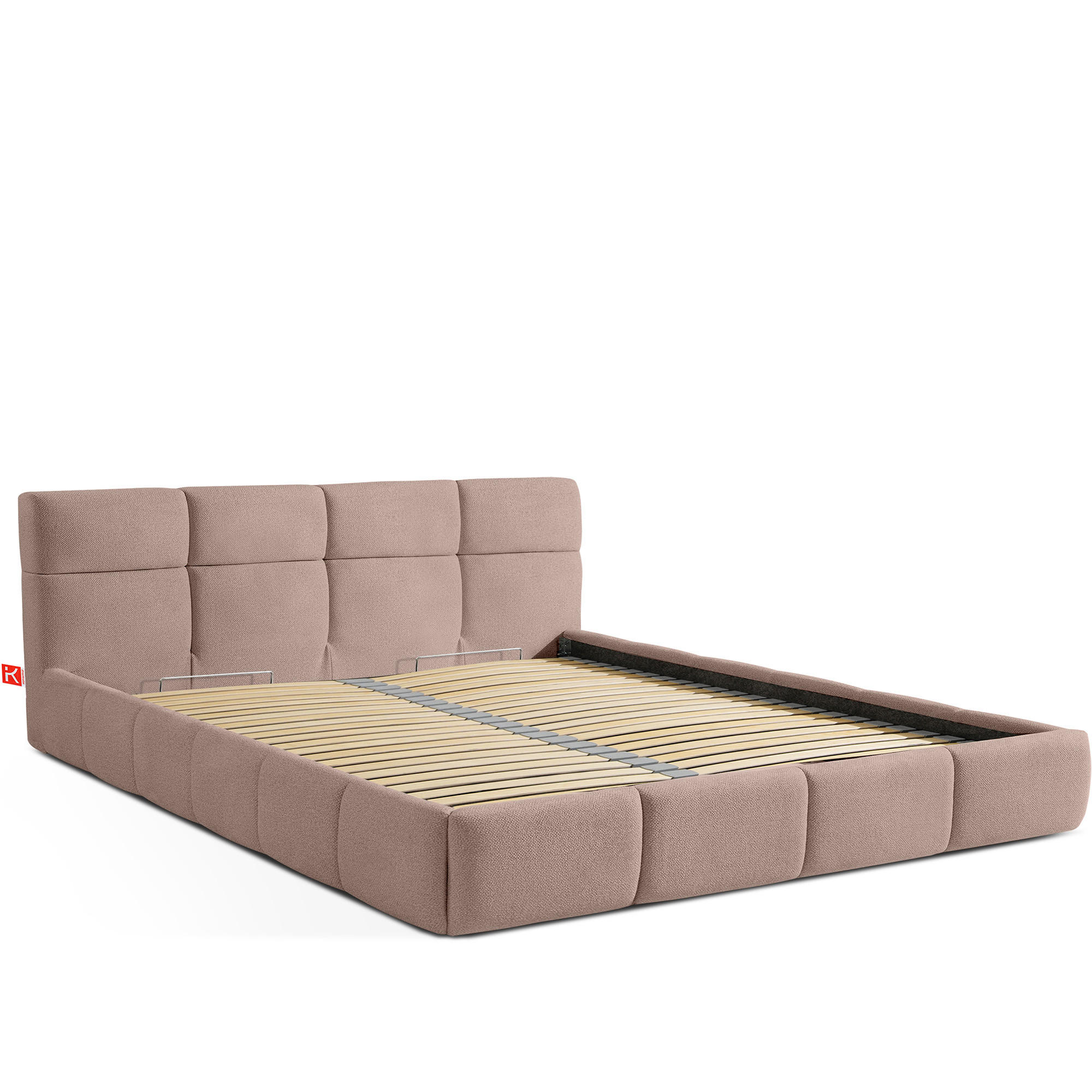 POLSTERBETT ALTOS, rosa - Rosa, Holz/Holzwerkstoff (180/200cm) - KONSIMO®