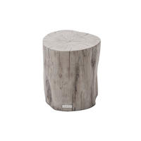 BEISTELLTISCH DAINTREE aus GF-Beton, Wetterbeständig, 49x47x51 cm - Grau, Naturmaterialien (49/47/51cm) - Elementi