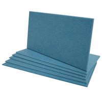 AKUSTICKÝ STENOVÝ PANEL Modrá Kompletná sada - modrá, textil (30/60/1cm) - MCW