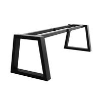 TISCHBEINE Nemesis Extreme Schwarz Metall 280/80/72 cm - Schwarz, Metall (80/72/280cm) - Metalo Pro