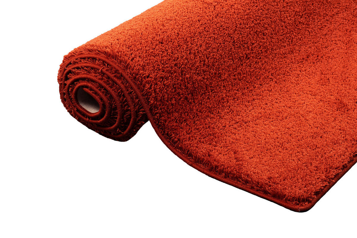 HOCHFLOR SHAGGY TEPPICH PALACE - Rotbraun, Textil (100/300cm) - Snapstyle