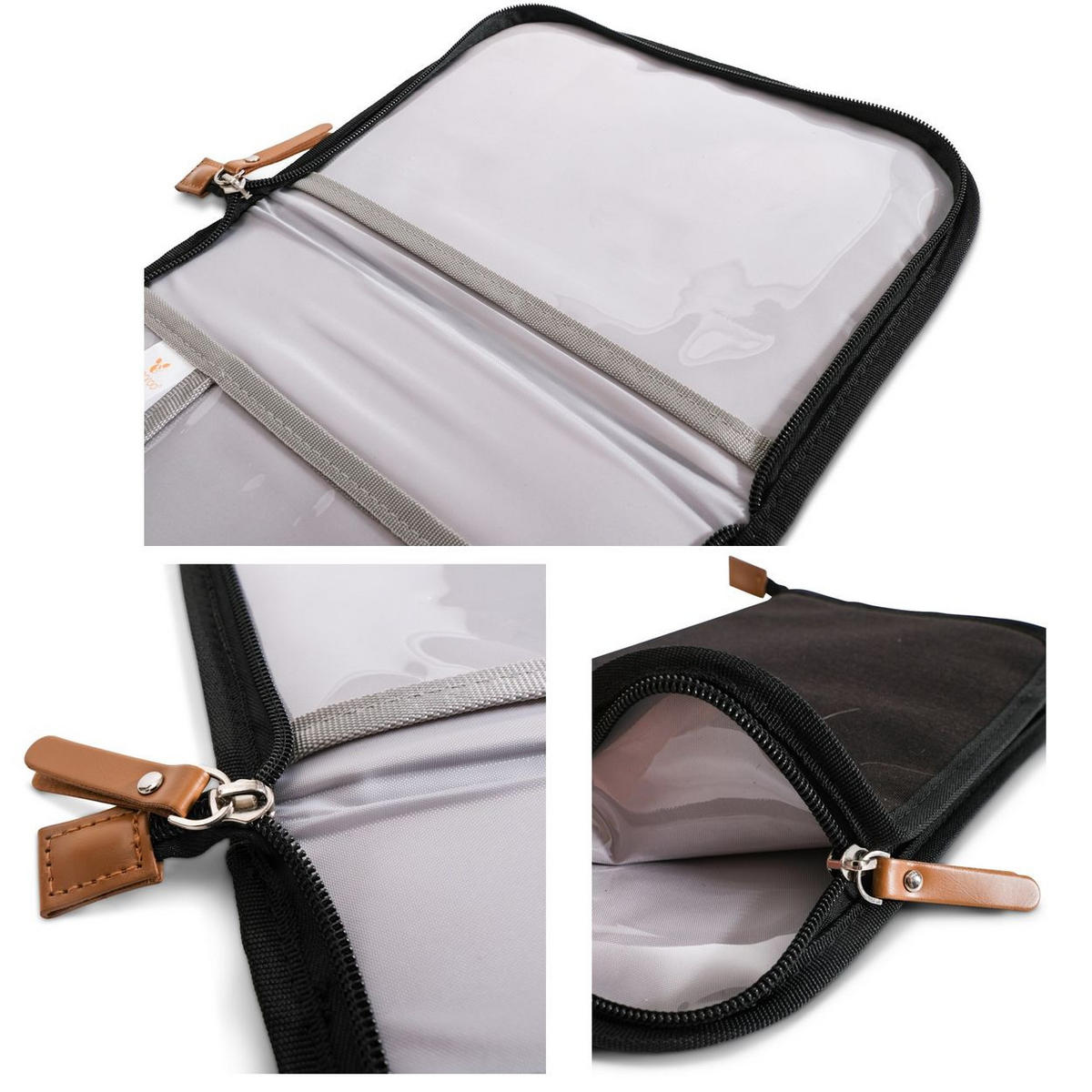 WICKELTASCHE Dokumententasche Liam rosa Polyester, Reißverschluss, griff, leicht zu reinigen, für unterwegs - Rosa, Textil (19/28/1cm) - Cangaroo