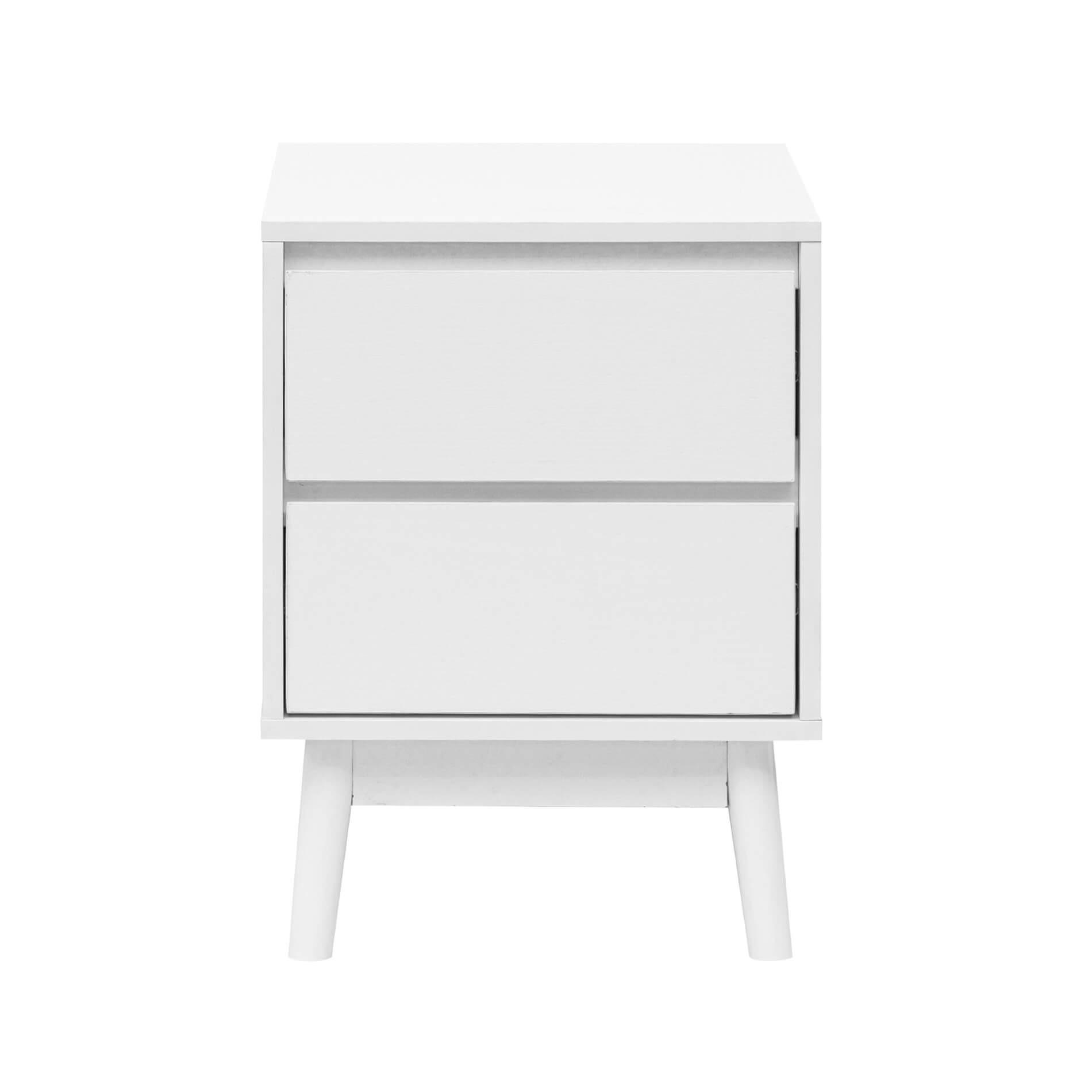 NACHTTISCH Weiß 40/40/57 cm - Weiß, Holzwerkstoff (40/57/40cm) - Mobili Rebecca