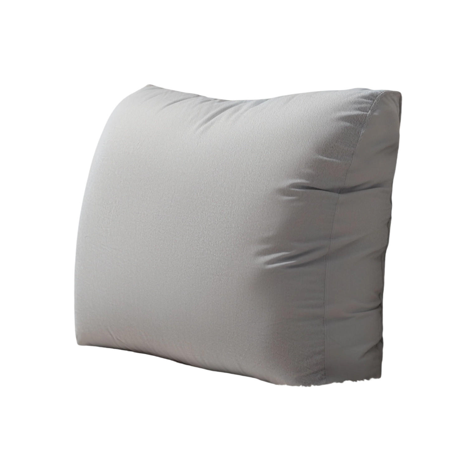 KEILKISSEN Ergonomisches grau - Grau, Textil (13/60cm) - Vercart