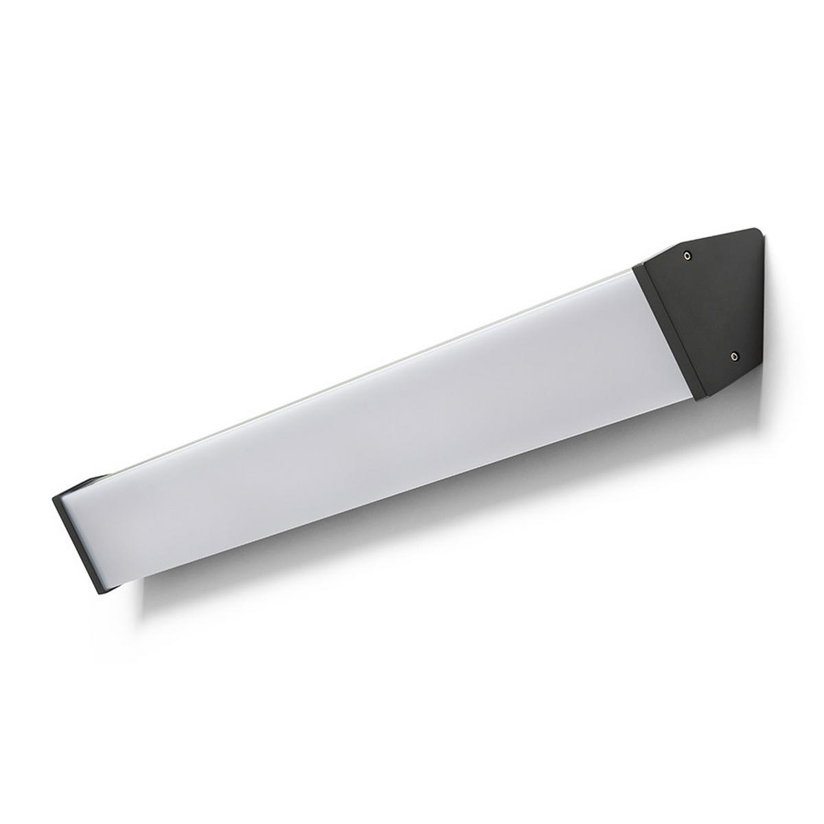 AUSSENLEUCHTE SANTOS 90 Anthrazitgrau 50 W IP65 - Grau, Metall (92.2/11/15cm) - Rendl