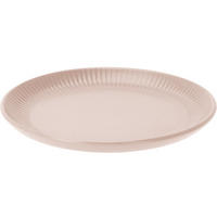 TELLER aus Steinzeug Rosa 22/22/2,1 cm - Rosa, Keramik (22cm) - Siaki