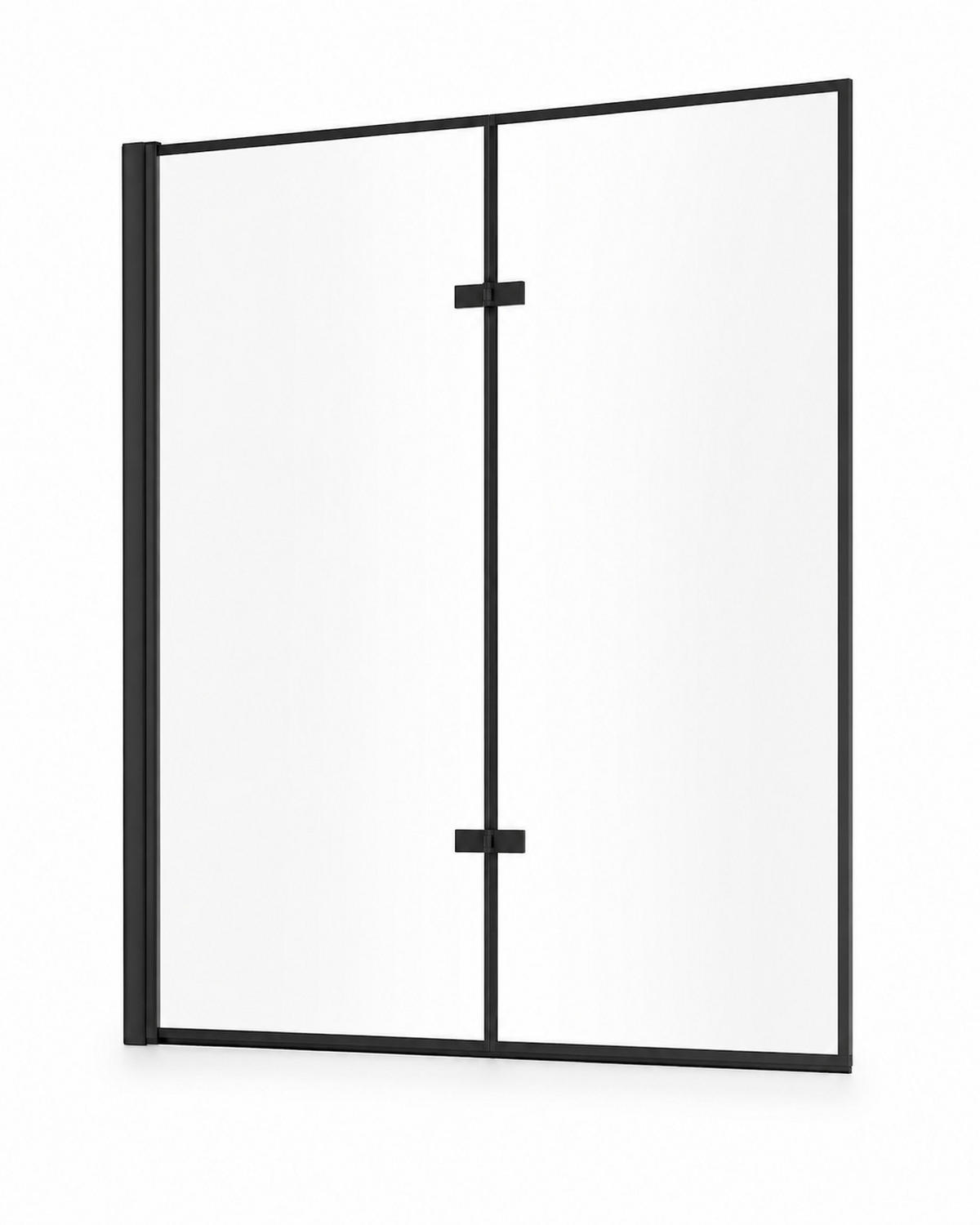 VAŇOVÁ ZÁSTENA Berkan 2 diely Medal - 100 x 140 cm - čierna, sklo (100/140cm) - Badplaats