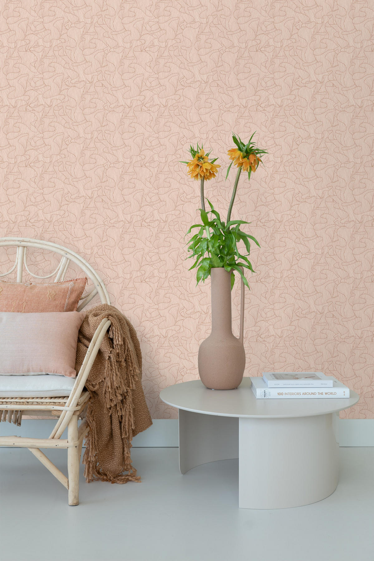 TAPETE Koralle 50 x 900 cm - Pink, Papier (50/900cm) - ESTAhome