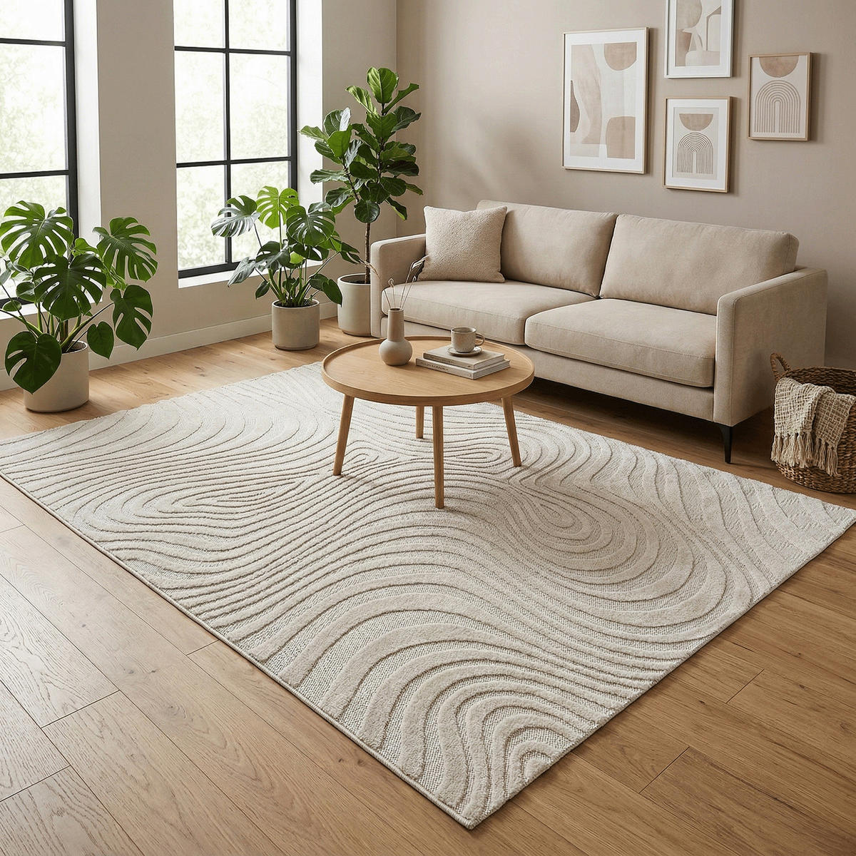 IN & OUTDOOR TEPPICH FLACHGEWEBE CLASSY - Weiß, Textil (200/290cm) - Pergamon