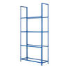 REIFENREGAL Metal Shark NO.1 HxBxT 200 x 100 x 30 cm 4 Ebenen 16 Reifen Blau - Blau, Metall (100/200/30cm) - PROREGAL