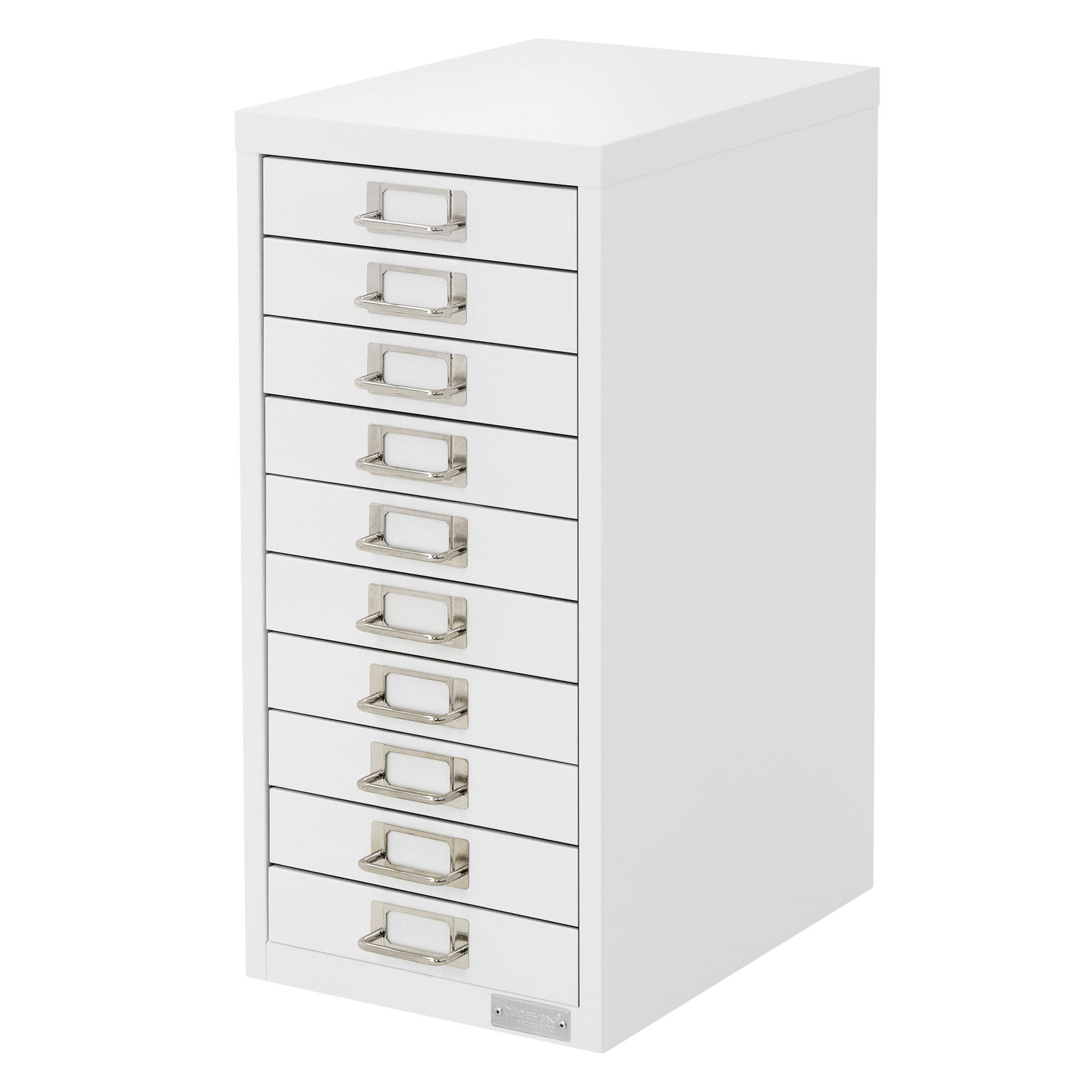 AKTENSCHRANK - Weiß, Metall (38/60/28cm) - ML-DESIGN