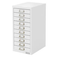 AKTENSCHRANK - Weiß, Metall (38/60/28cm) - ML-DESIGN