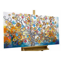 ÖLGEMÄLDE 120/60 cm - Multicolor, Holz/Textil (1.8/60cm) - KUNSTLOFT