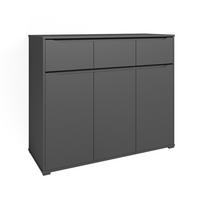 KOMMODE Ruben Anthrazit 120 x 101.6 cm - Anthrazit, Holzwerkstoff (48/101.6/120cm) - Vicco