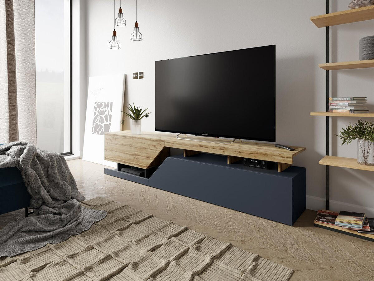 TV-MÖBEL ceelias Braun - Braun, Holz (46/35/160cm) - Habitat Garten