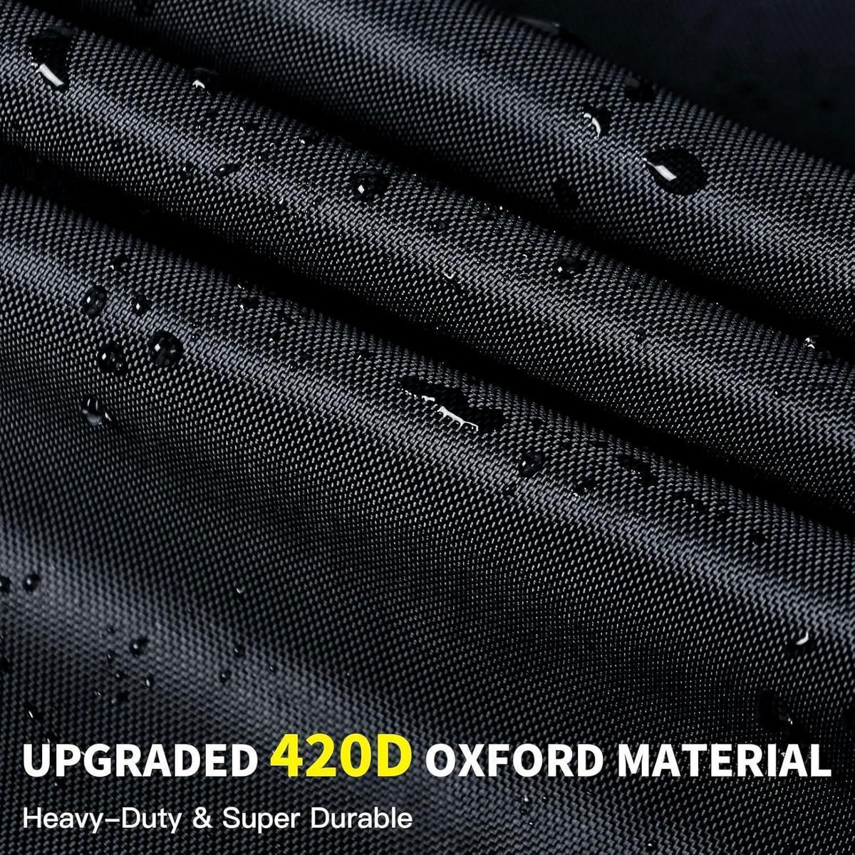 FAHRRADABDECKUNG 205x115x90 cm Kohlenschwarz - Schwarz, Textil (17/6/23cm)