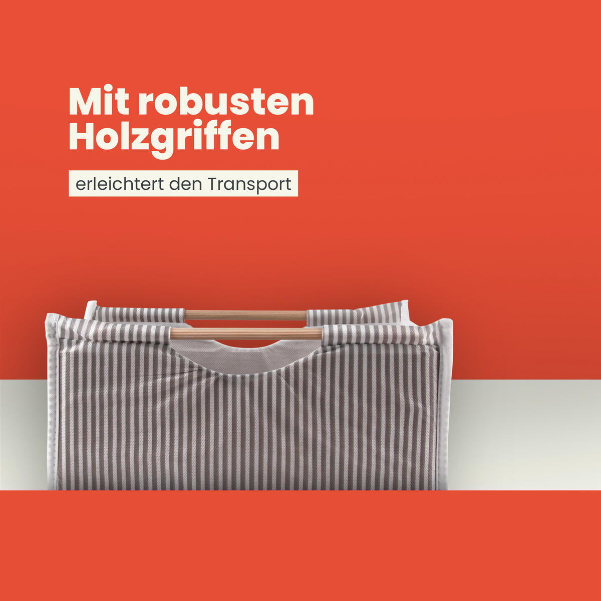 AUFBEWAHRUNGSBOX faltbar 32cm x 17cm x 18cm, Schubladen Organizer - Grau, Textil (17/18/32cm) - Bestlivings