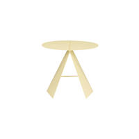 BEISTELLTISCH Foldy Gelb - Gelb, Metall (45/45.8/40.5cm) - Zuiver