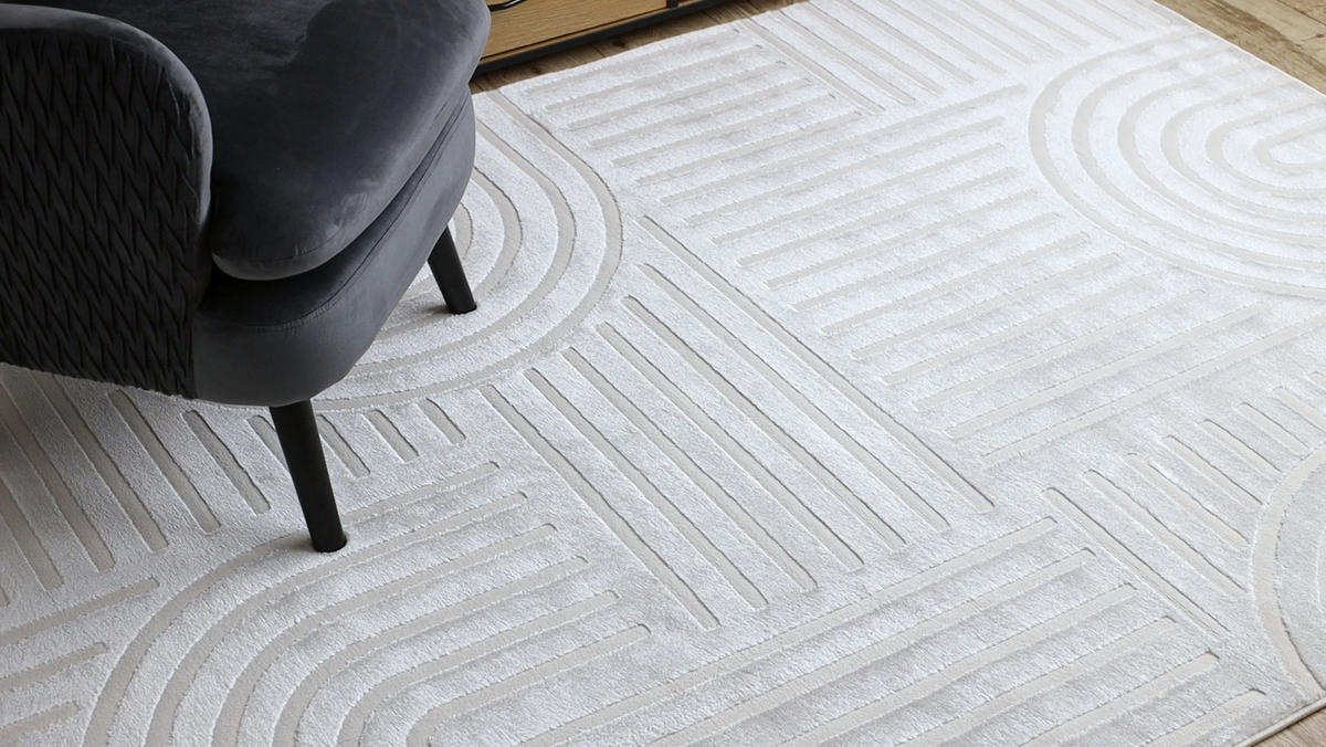 TEPPICH Balance 120/170 cm - Creme, Textil (120/170cm) - rugsX