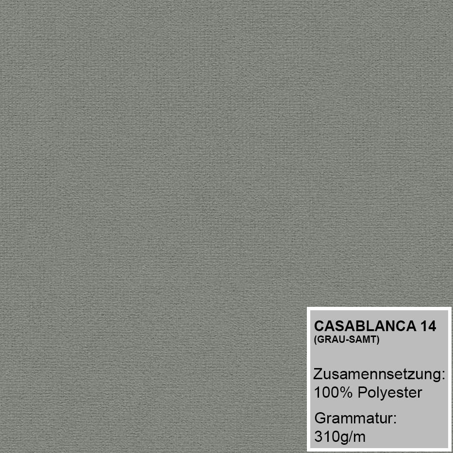 Thumbnail - A&J MöbelLand Boxspringbett, Grau, Textil, H2, 140x200 cm, Schlafzimmer, Betten, Boxspringbetten