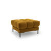POUF Mamaia aus Samt gelb - Gelb, Textil (60/41/60cm) - Micadoni