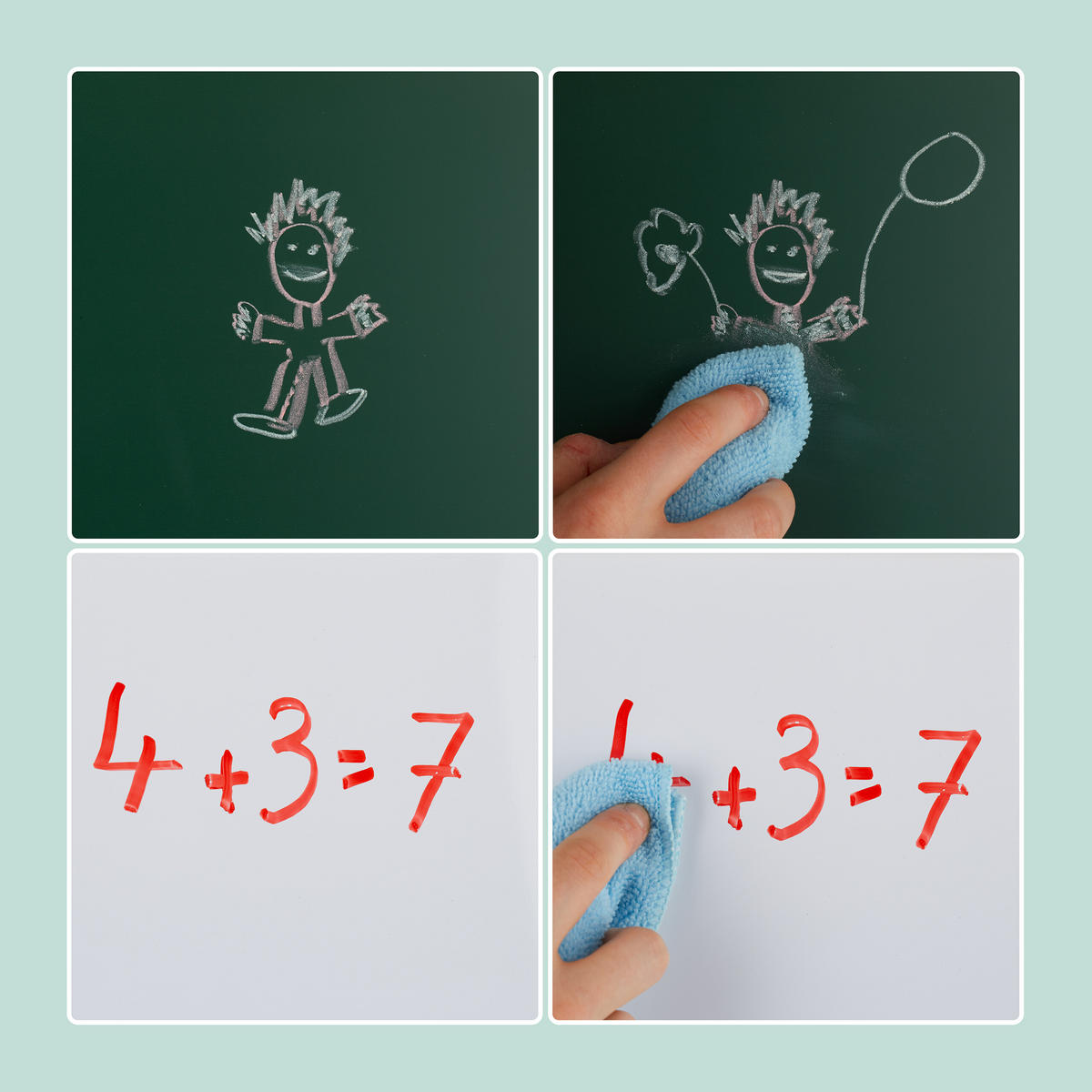 KINDERSTANDTAFEL - Weiß, Holz/Holzwerkstoff (55/135/52cm) - Relaxdays