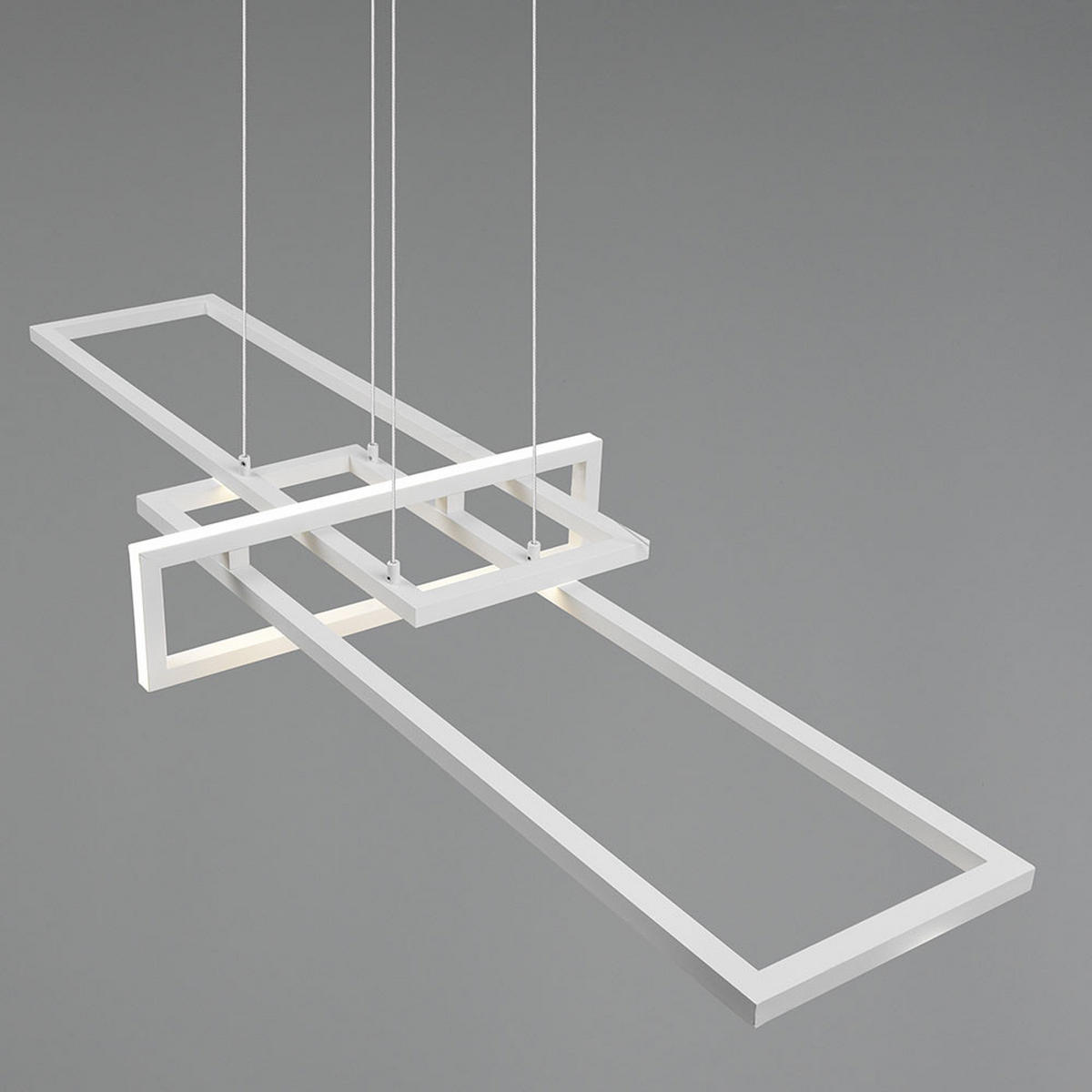 LED HÄNGELEUCHTE Salinas Weiß Metall - Weiß, Metall (40/110/150cm)