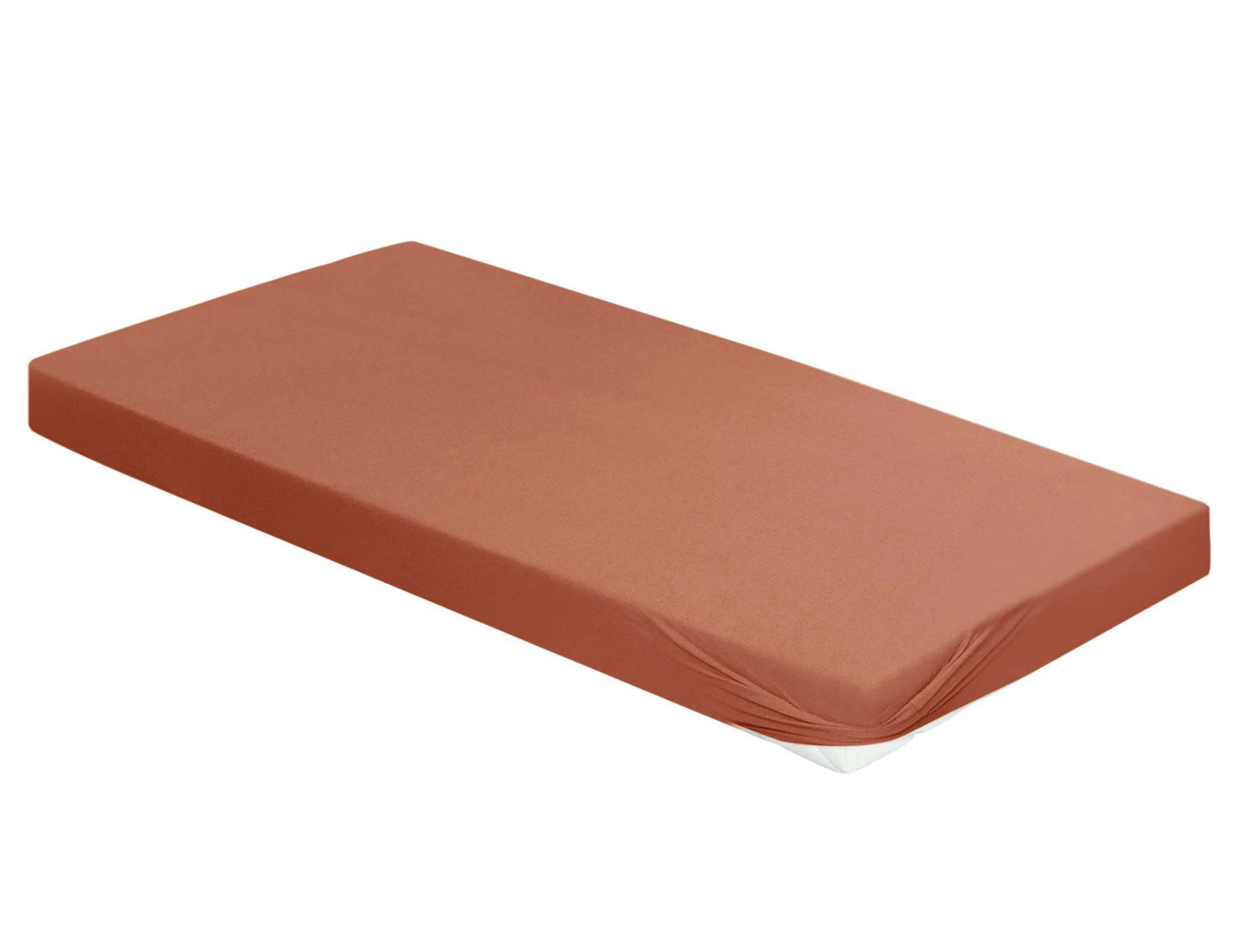 SPANNBETTTUCH VESUV 0012 - Orange, Textil (150/200cm) - Irisette