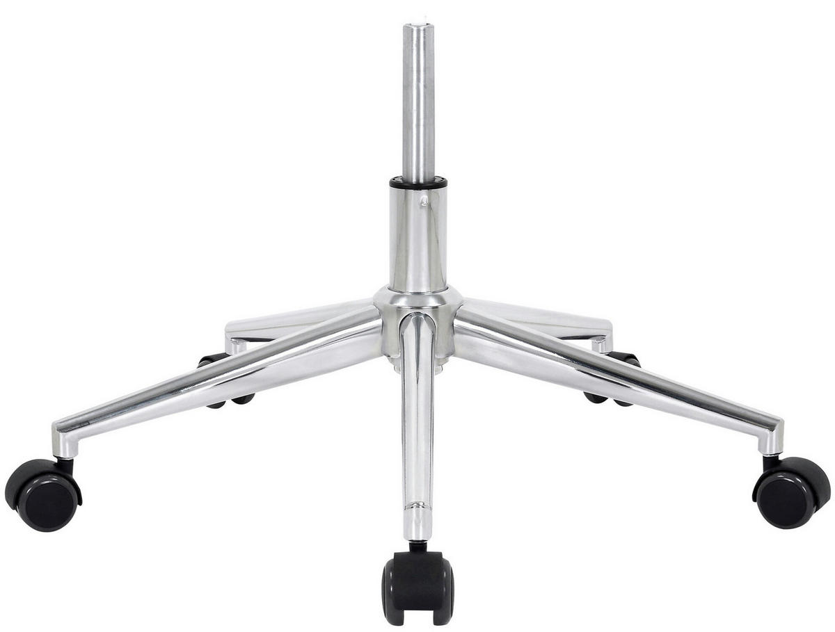 BÜROSTUHL Mellow, Kunstleder Walnuss/Grau - Grau, Textil/Metall (64/132/65cm) - TPFLiving