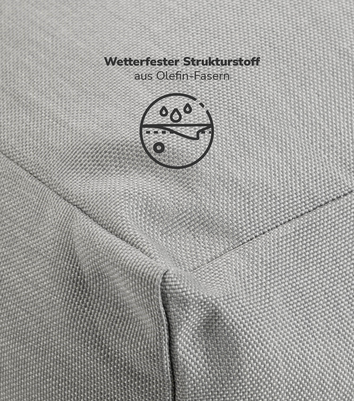 SITZSACK Der Summerdream - Hellgrau/Grau, Textil (70/80/90cm) - Mokebo