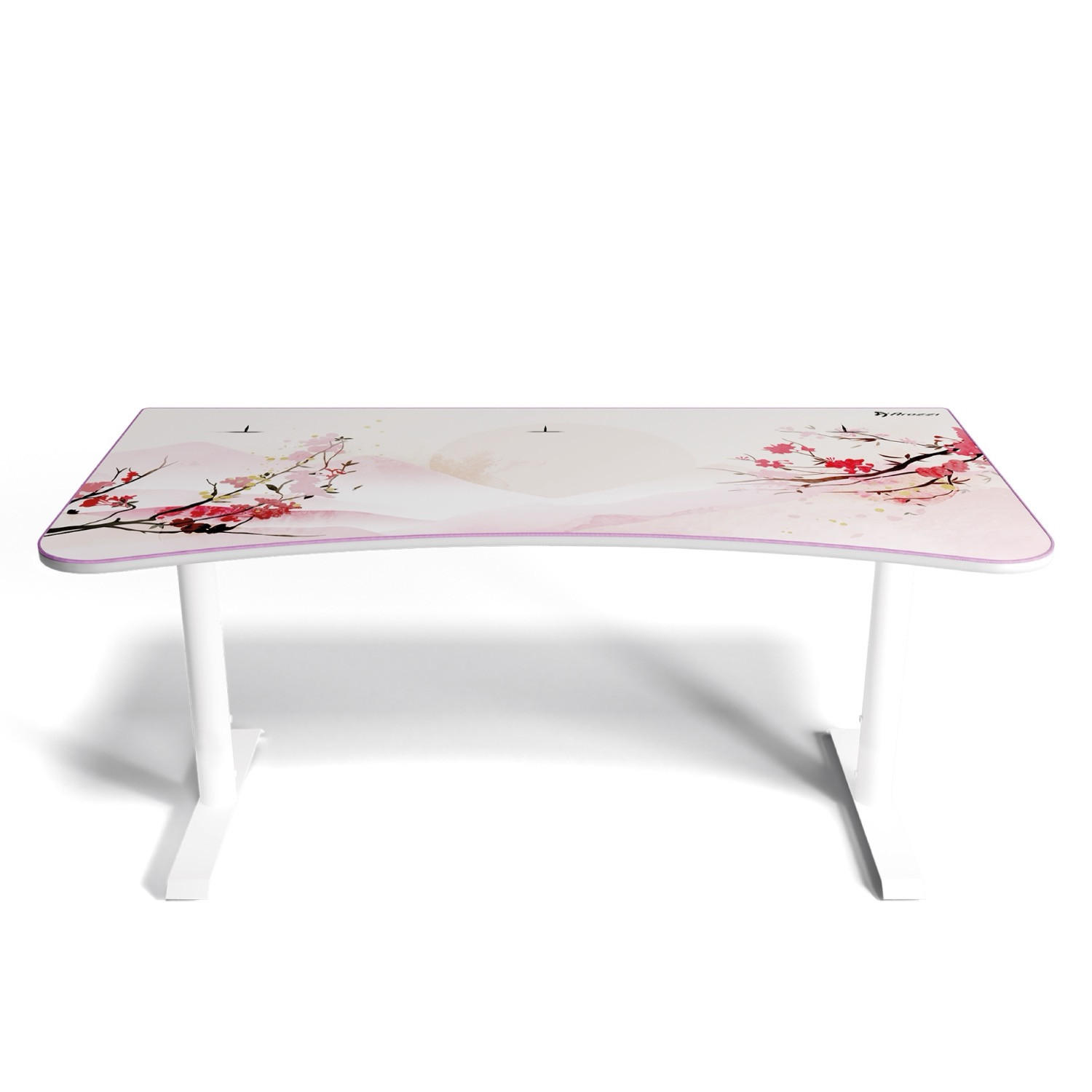 GAMINGTISCH Arena 160/82/71-81 cm Sakura - Multicolor/Weiß, Metall (82/160/71cm) - Arozzi