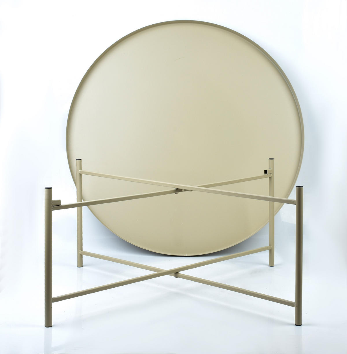 COUCHTISCH Lucas Beige 76.5/76.5/32 cm Metall - Beige, Metall (76.5/76.5/32cm) - Mondex