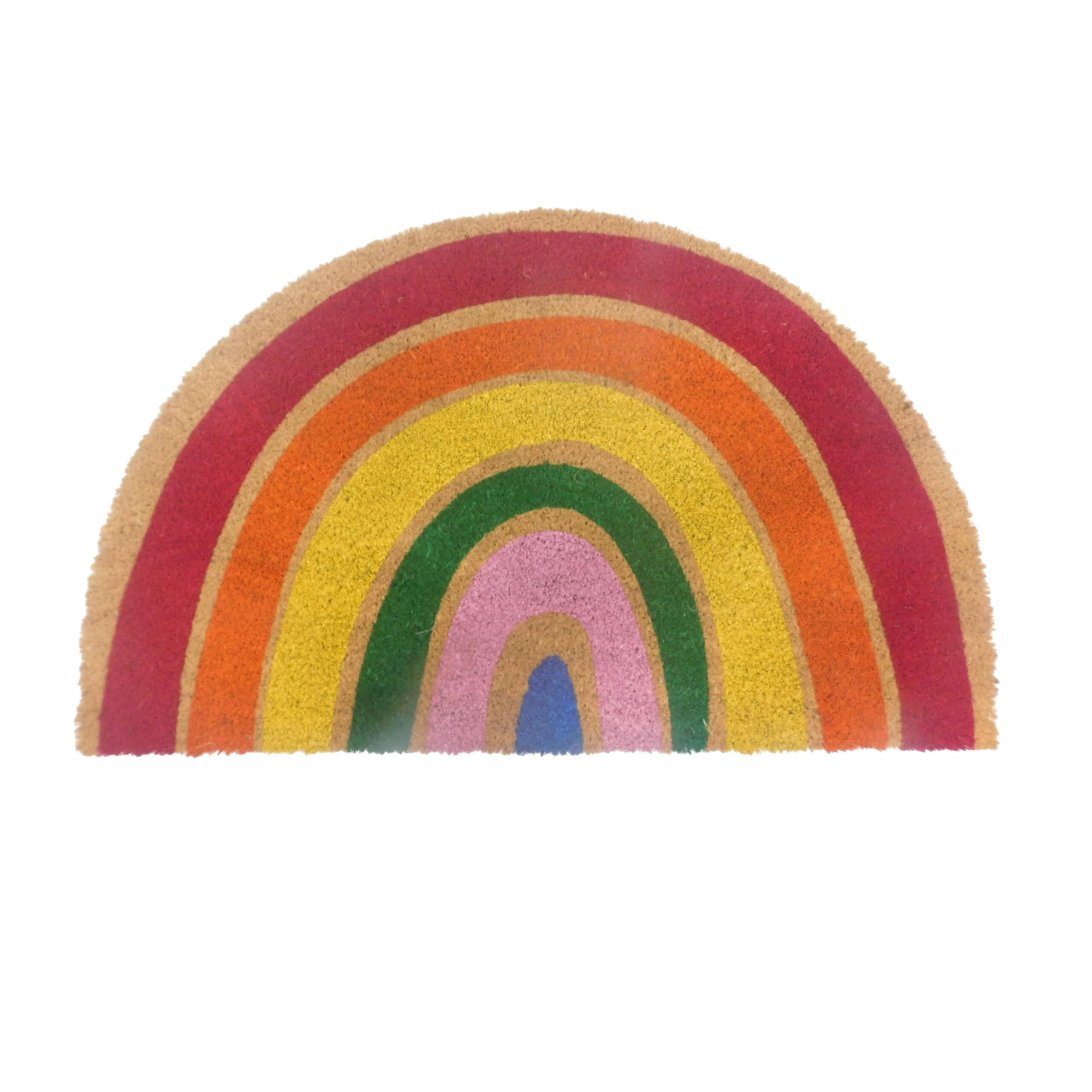 FUSSMATTE - Multicolor, Kunststoff/Textil (80/50cm) - Relaxdays