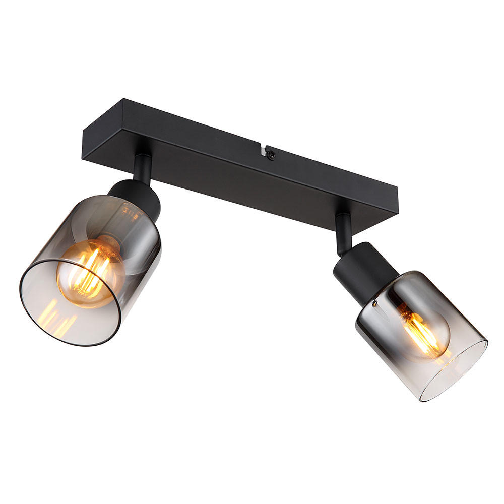 Globo Lighting Deckenleuchte Schwarz 7x14x26 cm