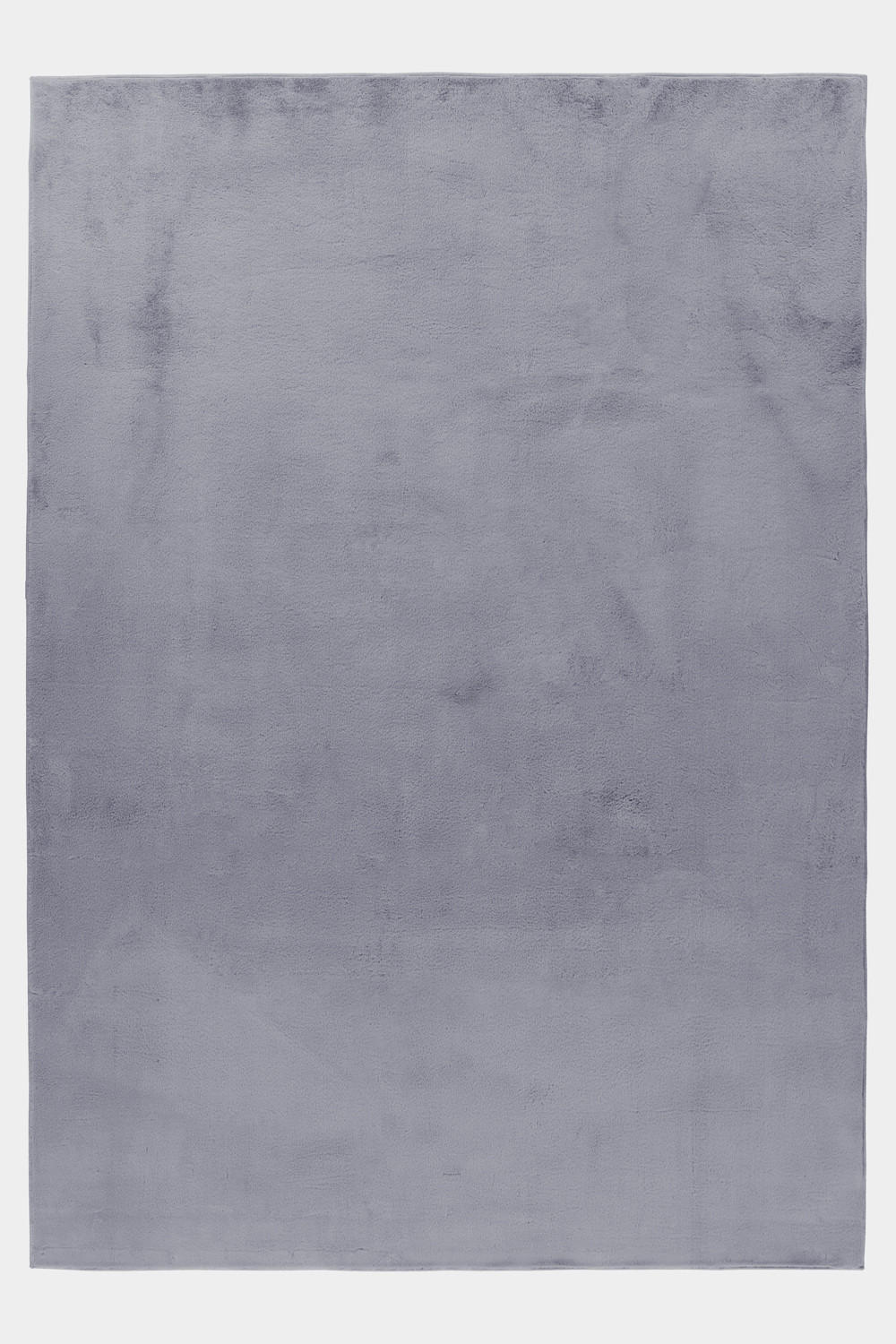 TEPPICH Wohnzimmer Einfarbig Pflegeleicht Waschbar OEKO-TEX Grau 80x150 cm Gekettelt Flur – NECKAR - Grau, Textil (80/150cm) - KADIMA DESIGN