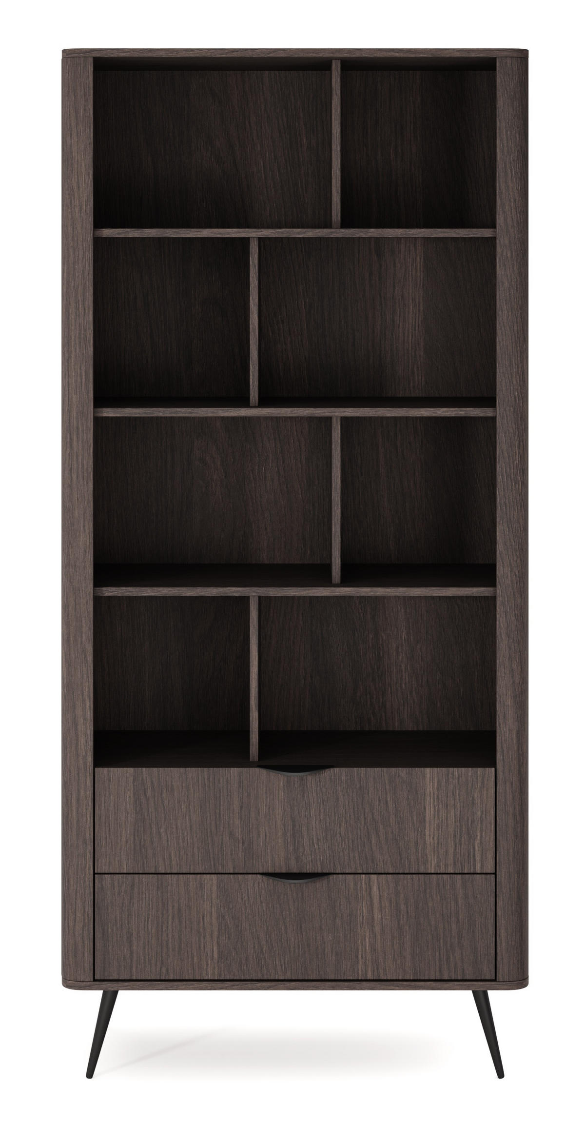 STANDREGAL 90 cm Estera mit Schubladen, Eiche Dunin - Eichefarben, Holz (88/194/38cm) - Emporius