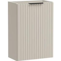 WASCHBECKENUNTERSCHRANK Niva hängend mit Rillenfronten in Matt Kaschmir, 40/57/22 cm - Kaschmir/Beige, Holzwerkstoff/Kunststoff (40/57/22cm) - WFL GROUP