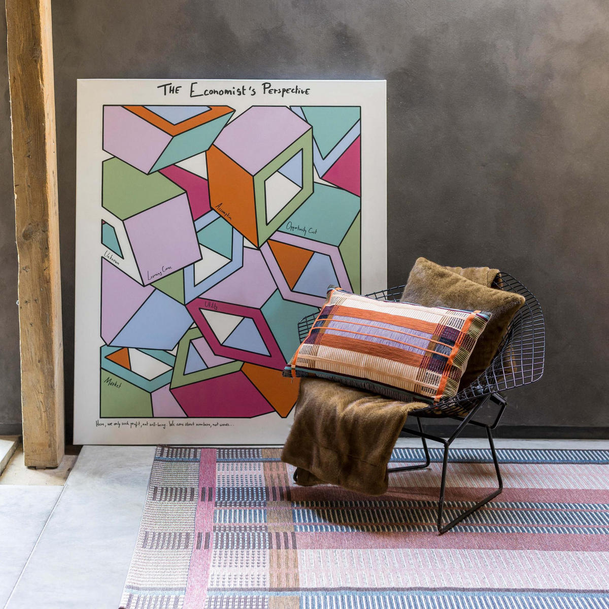 KISSEN Liwen kaffee 40 x 65 cm - Braun, Textil (40/65cm) - Vivaraise