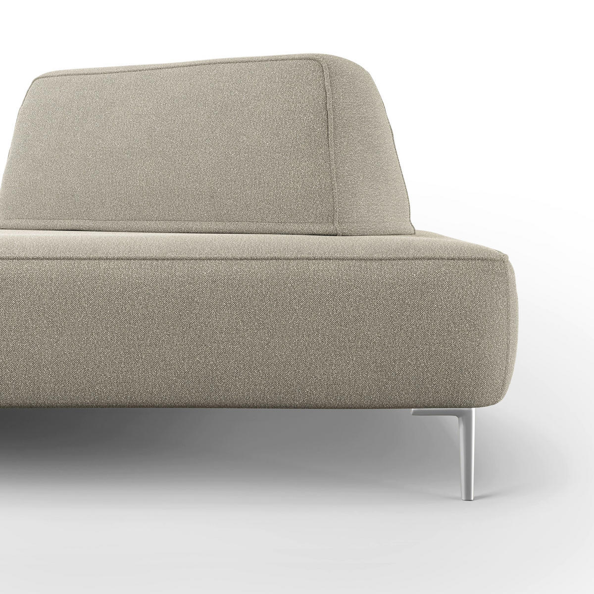 LINEARSOFA Newton - Beige, Textil (167/42/115cm) - Divani.store