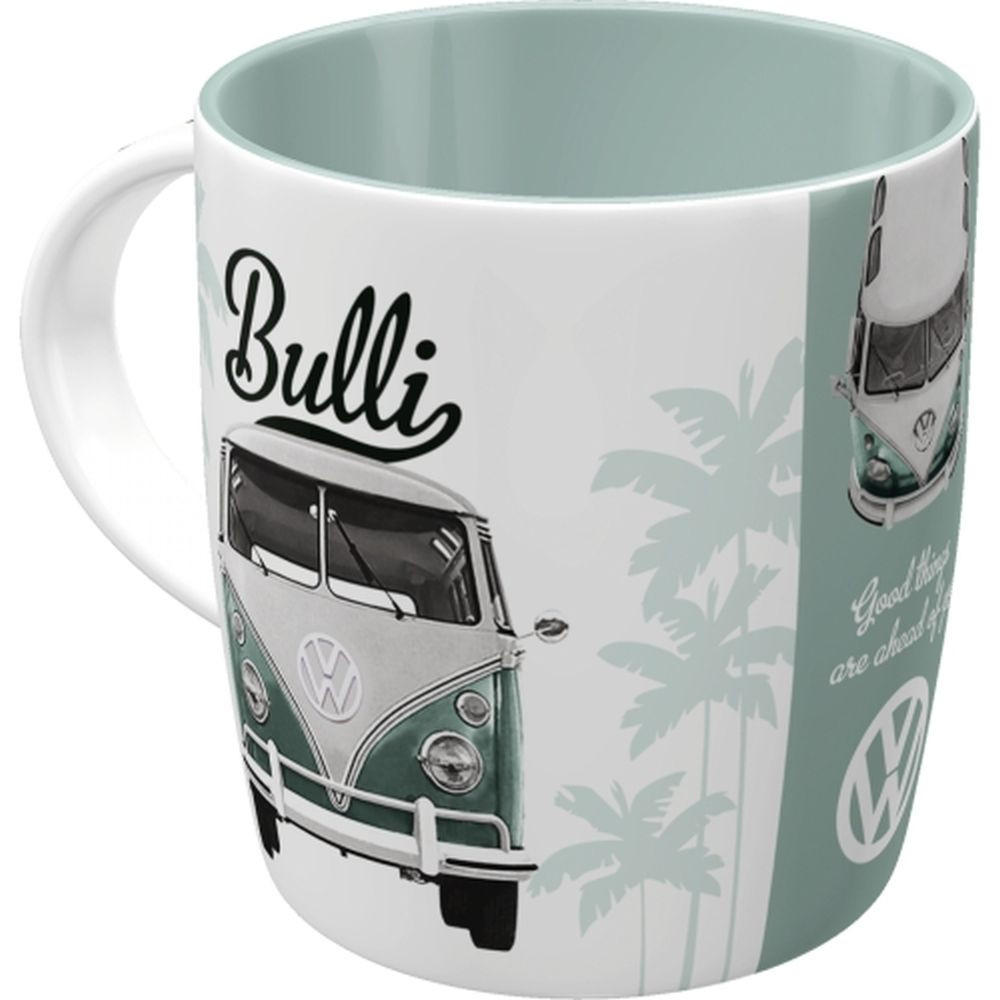 KAFFEETASSE 330 ml Volkswagen VW Bulli Good Things - Multicolor, Keramik (0.33L) - Nostalgic-Art