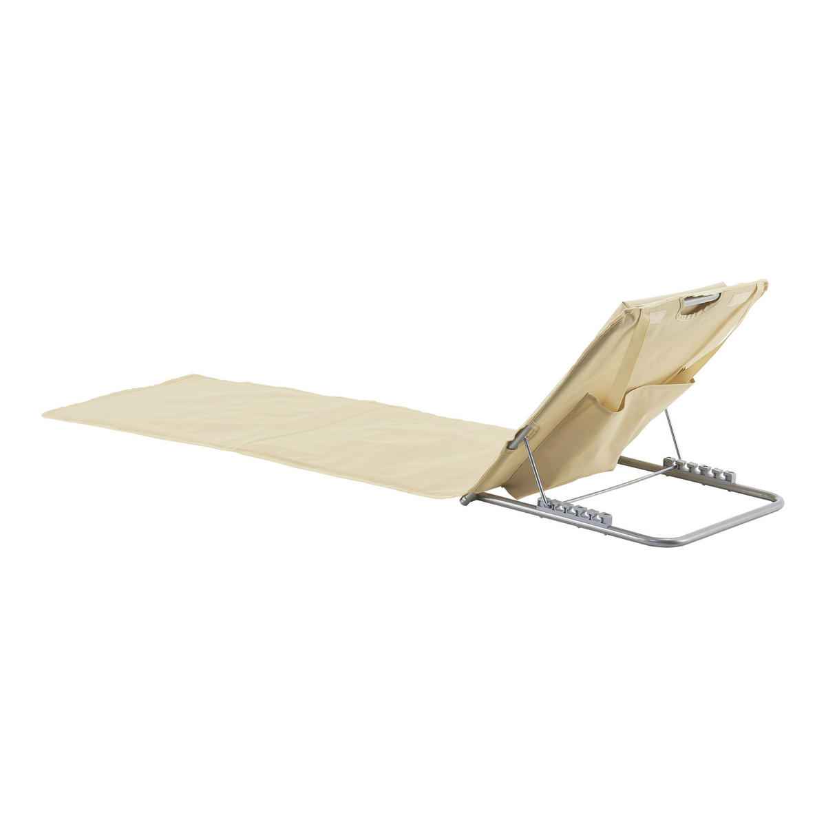 STRANDMATTEN-SET 2 TLG. Cellorigo - Beige, Textil/Metall (160/42/49cm) - [en.casa]