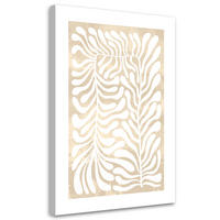 WANDBILD botanisches muster - Beige, Textil (40/60cm) - Feeby