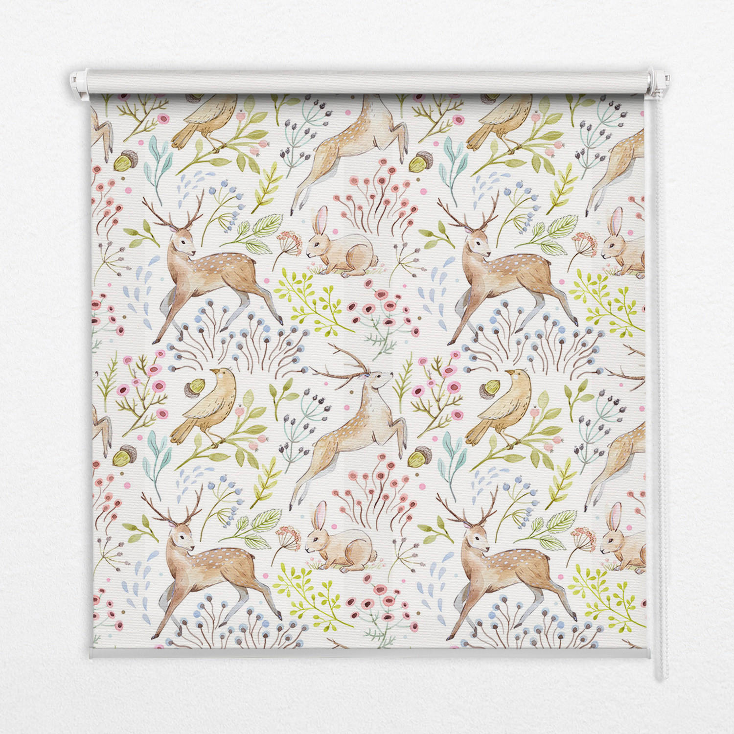 TULUP VNITŘNÍ roleta - okenní roleta - roleta - 70x140 cm - Srnec a jelen lesní