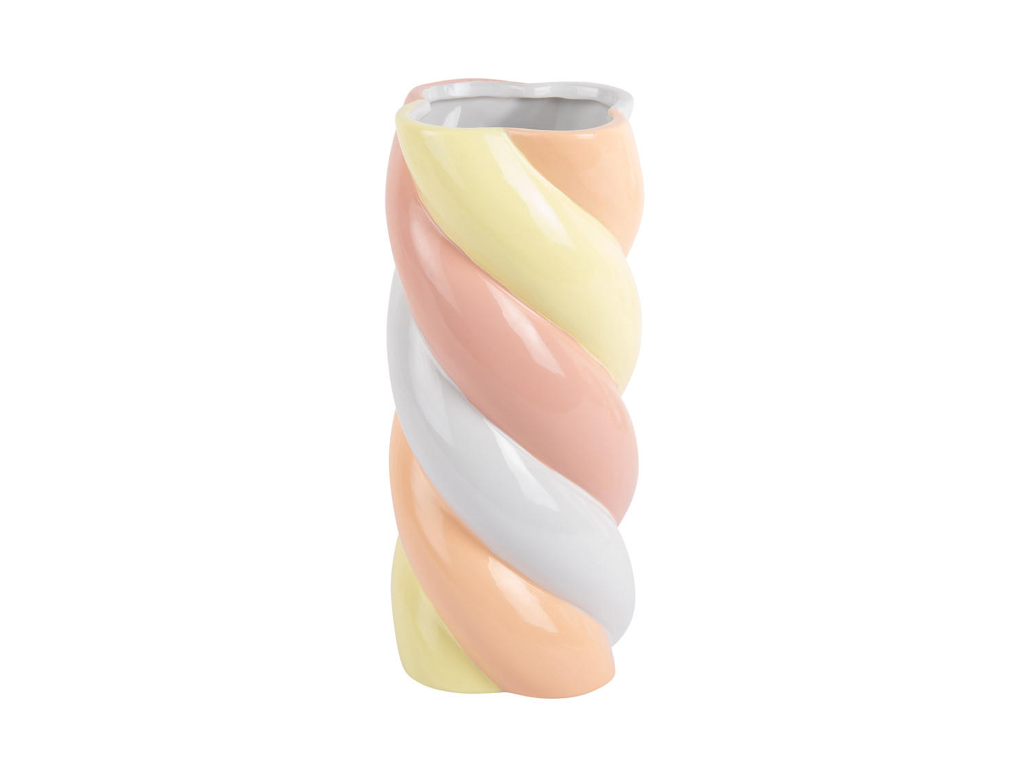 VASE Marshmallow 22/22/29 cm - Multicolor, Keramik (29cm) - Present Time
